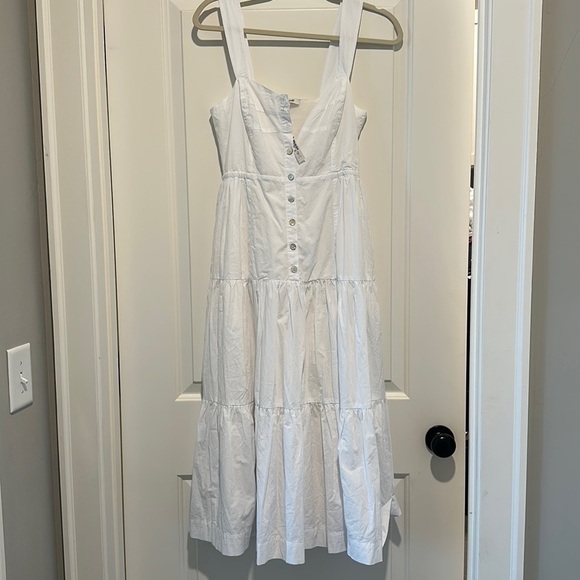 Madewell White  Sundress with Pockets - Picture 2 of 7